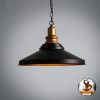 Zincirli gold duylu siyah çift kafe sarkıtı