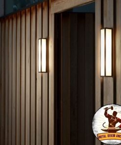 PVC kumaş detaylı LED otel duvar apliği
