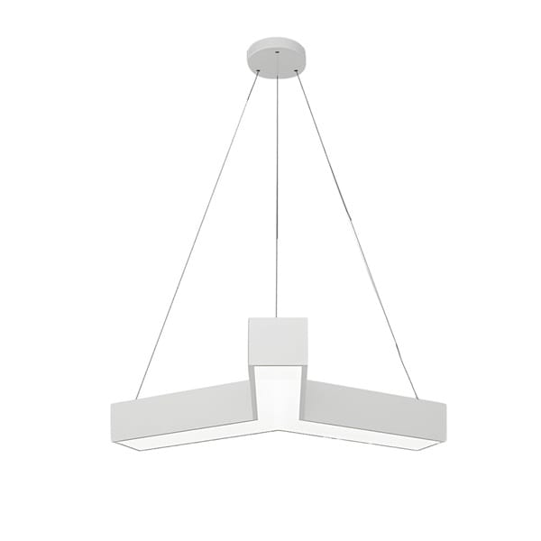Siyah kar tanesi formlu LED avize, yıldız kollu toplantı masası aydınlatması
