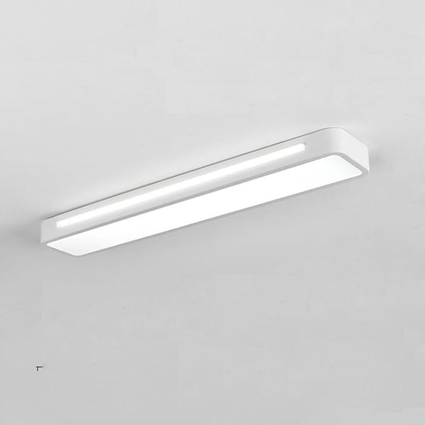 Siyah dikdörtgen kasalı lineer LED tavan armatürü, tavana sıfır mağaza aydınlatması