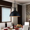 Zincirli kubbe sarkıt avize modeli, siyah metal gold astarlı yemek masası ve loft mutfak aydınlatması